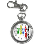 OMPH Text Key Chain Watch