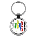 OMPH Text Key Chain (Round)