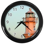 lighthouse Wall Clock (Black)