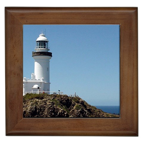 lighthouse1280_960 Framed Tile from ArtsNow.com Front