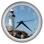 lighthouse1280_960 Wall Clock (Silver)