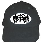 OMPH Text Black Cap