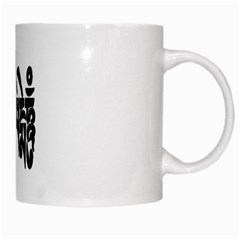 OMPH Text White Mug from ArtsNow.com Right