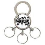 OMPH Text 3-Ring Key Chain