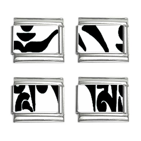 OMPH Text 9mm Italian Charm (4 pack) from ArtsNow.com Front