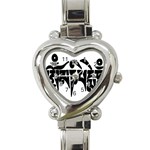 OMPH Text Heart Italian Charm Watch