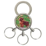 Brussels griffon 3-Ring Key Chain