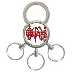 OMPH Text 3-Ring Key Chain