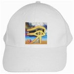 Horus Eye1 White Cap