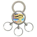 Horus Eye1 3-Ring Key Chain