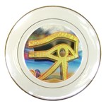 Horus Eye1 Porcelain Plate