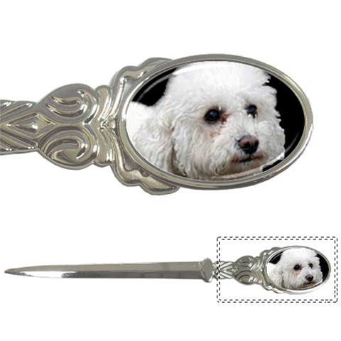 Bichon Frise Letter Opener from ArtsNow.com Front