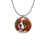 cavalier king charles spanial 1  Button Necklace