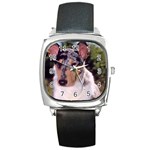 collie 2 Square Metal Watch