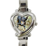 doberman pinscher Heart Italian Charm Watch