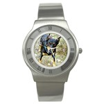 doberman pinscher Stainless Steel Watch