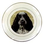 English Cocker Spaniel Porcelain Plate