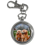 French Poodles Key Chain Watch