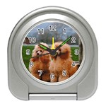 French Poodles Travel Alarm Clock