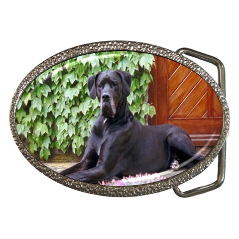 Great Dane Belt Buckle from ArtsNow.com Front