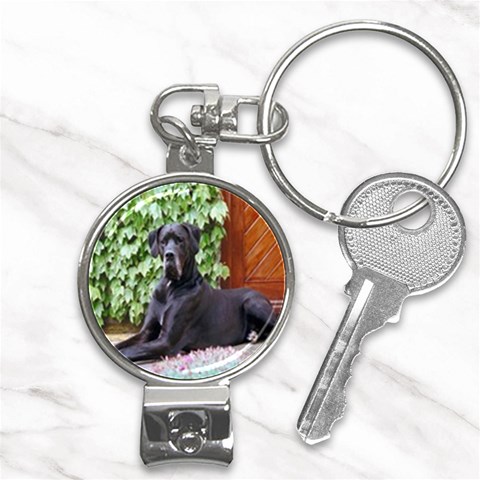 Great Dane Nail Clippers Key Chain from ArtsNow.com Front