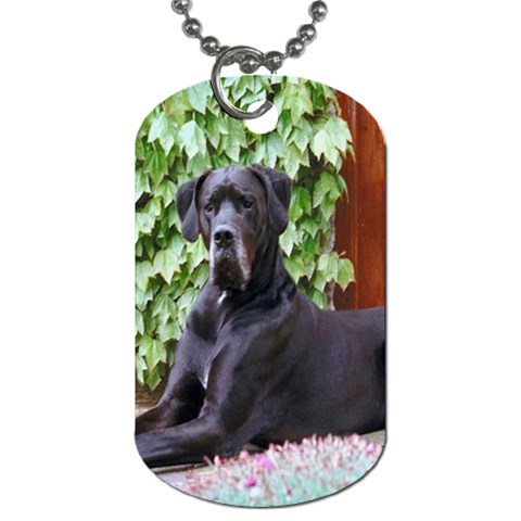 Great Dane Dog Tag (One Side) from ArtsNow.com Front