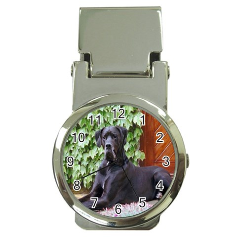 Great Dane Money Clip Watch from ArtsNow.com Front