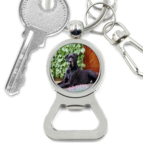 Great Dane Bottle Opener Key Chain from ArtsNow.com Front