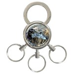Greyhound 3-Ring Key Chain
