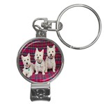 Highland Terriers Nail Clippers Key Chain