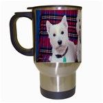 Highland Terriers Travel Mug (White)