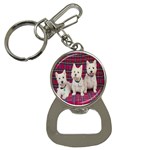 Highland Terriers Bottle Opener Key Chain