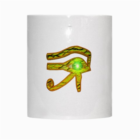 Horus Eye2 White Mug from ArtsNow.com Center