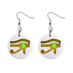 Horus Eye2 1  Button Earrings