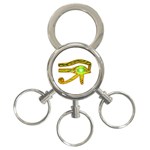 Horus Eye2 3-Ring Key Chain