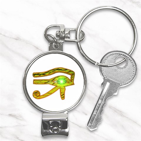 Horus Eye2 Nail Clippers Key Chain from ArtsNow.com Front