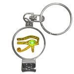 Horus Eye2 Nail Clippers Key Chain