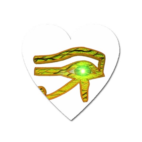 Horus Eye2 Magnet (Heart) from ArtsNow.com Front