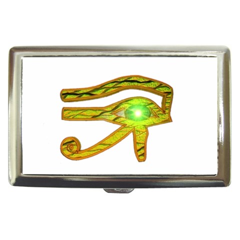 Horus Eye2 Cigarette Money Case from ArtsNow.com Front