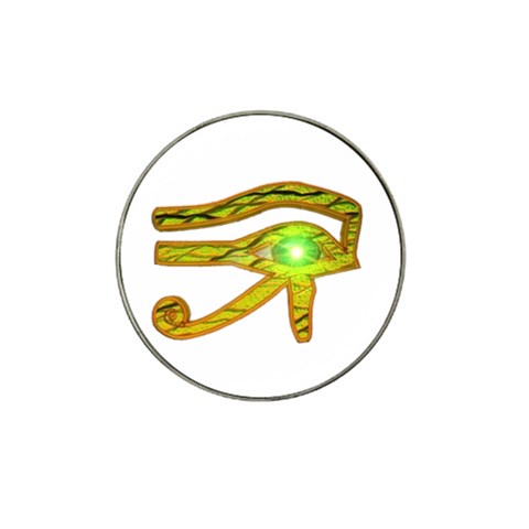 Horus Eye2 Hat Clip Ball Marker from ArtsNow.com Front