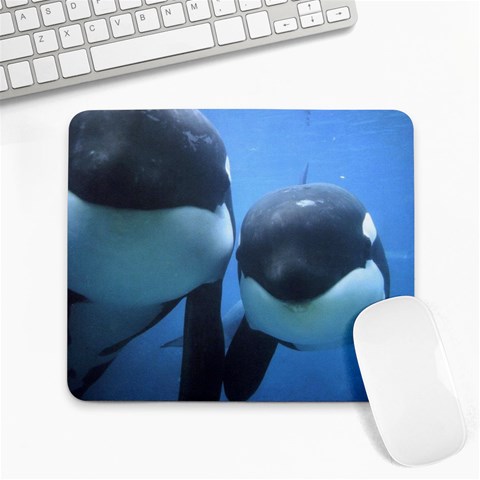 Whale_Killerwhale Large Mousepad from ArtsNow.com Front