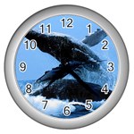 Whale Wall Clock (Silver)