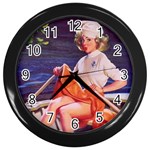 pinup Wall Clock (Black)