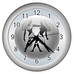 Gemini Wall Clock (Silver)