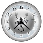 Scorpio Wall Clock (Silver)