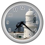 1,Lighthouse-At-Pendeen,IMG_9044 Wall Clock (Silver)