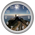 lighthouse-1024x768 Wall Clock (Silver)