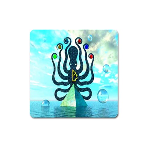 Star Nation Octopus Magnet (Square) from ArtsNow.com Front