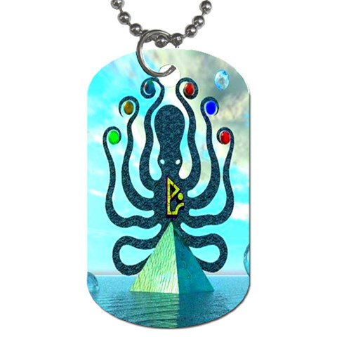 Star Nation Octopus Dog Tag (One Side) from ArtsNow.com Front