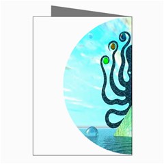 Star Nation Octopus Greeting Cards (Pkg of 8) from ArtsNow.com Right